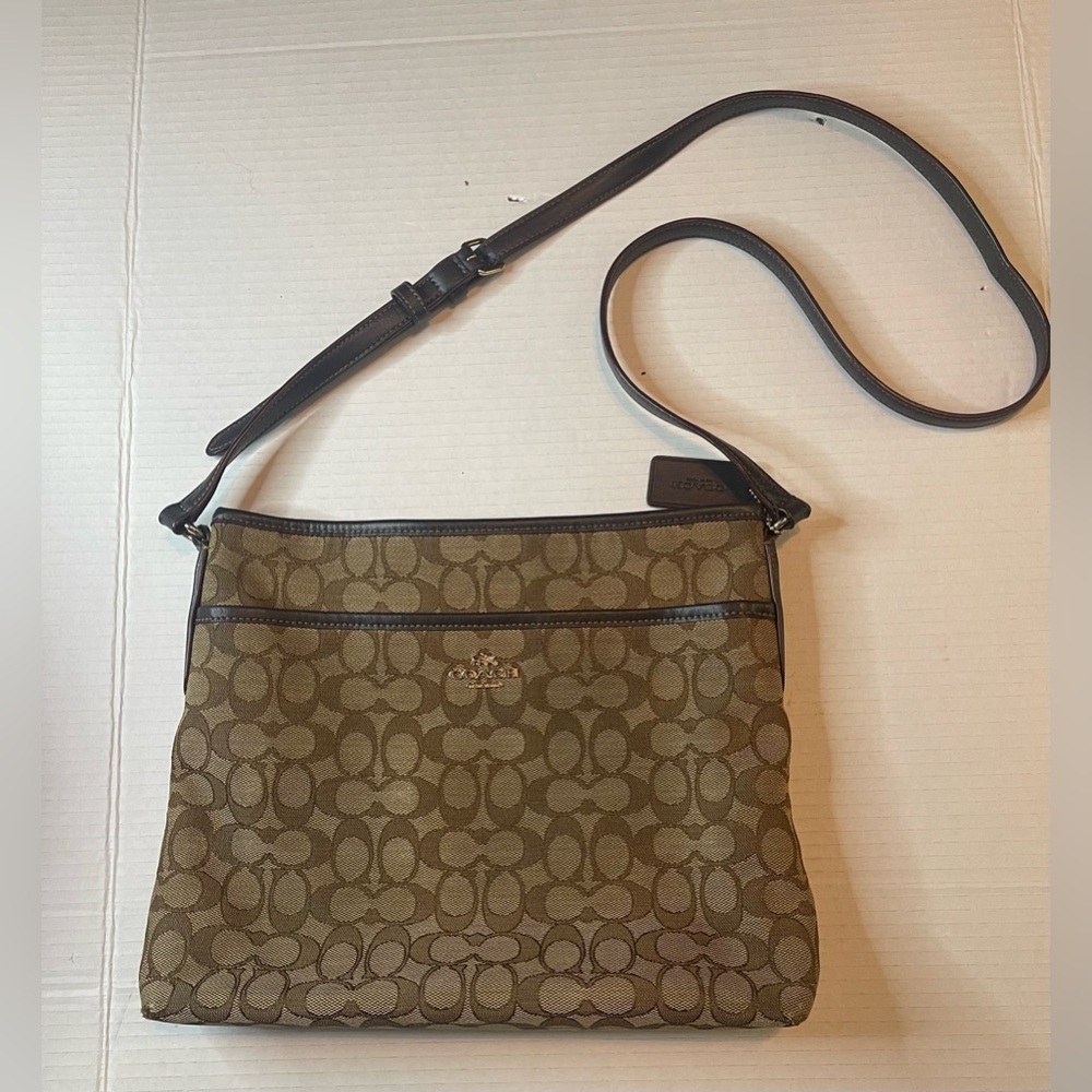 Coach Signature Crossbody Bag.